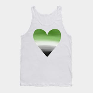 Aromantic Pride Heart Tank Top